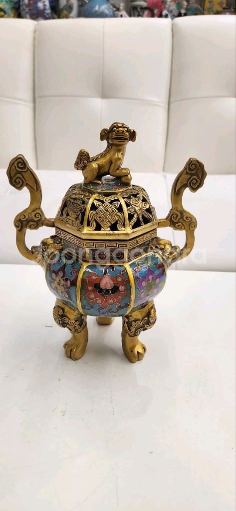 동태범랑 삼족향로--3