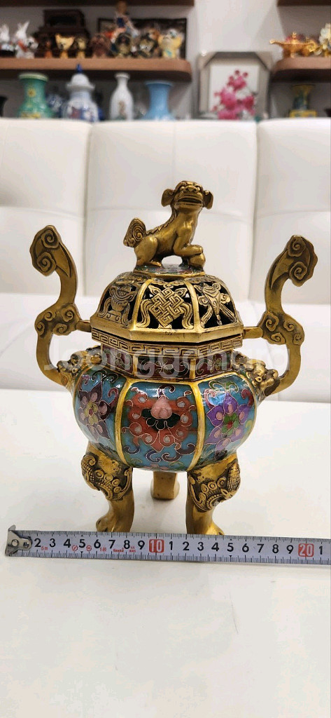 동태범랑 삼족향로--7