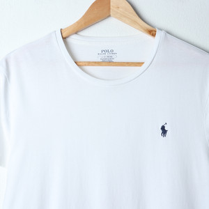 (L-XL) 폴로 랄프로렌 반팔 티셔츠 화이트 포니
