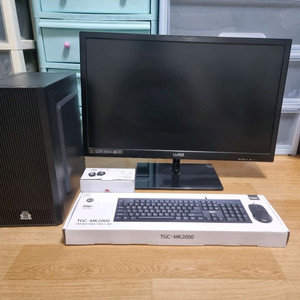 사무용 컴퓨터 세트 팝니다 PC.데스크탑.인강.유튜브