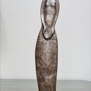 [명품 골동품] 고급스러운 브로즌 여성 조각상