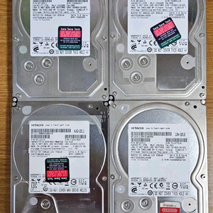 히타치 2TB HDD 4개 일괄
