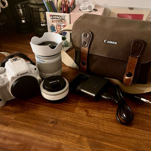 캐논 EOS 100D 화이트 40mm + 18~55mm