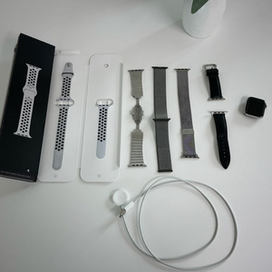 애플워치4 44mm 스테인리스 스틸 LTE