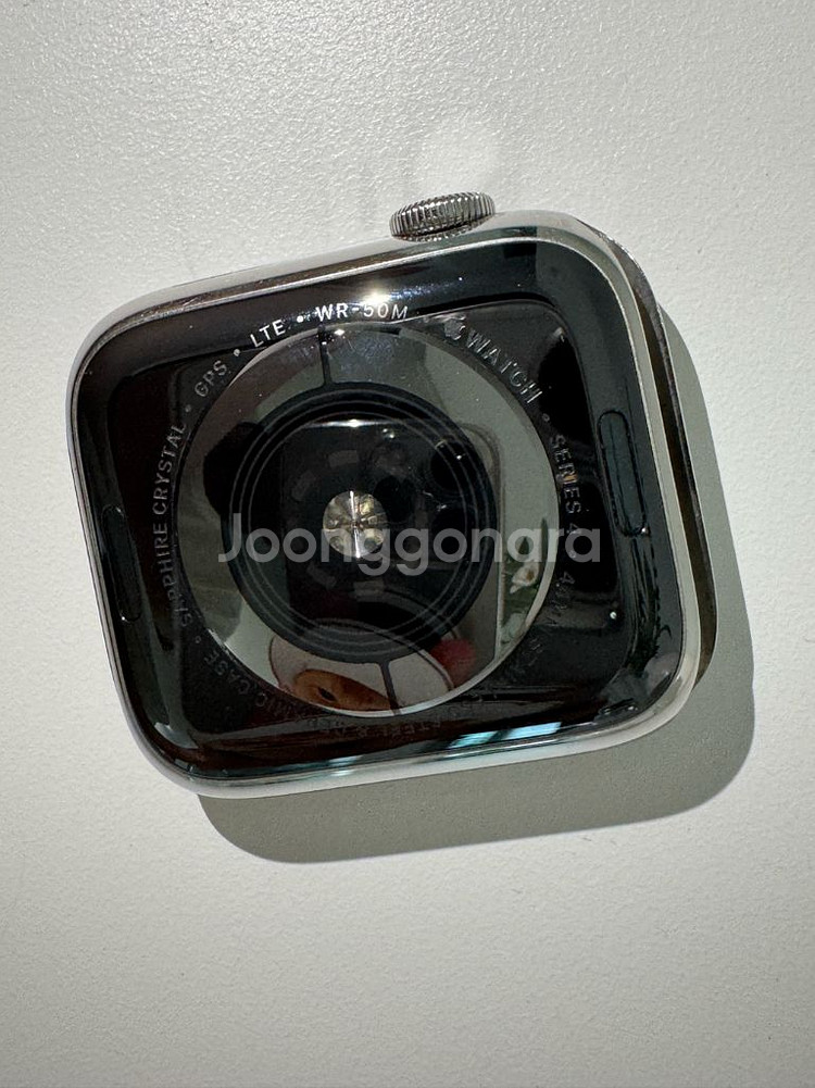 애플워치4 44mm 스테인리스 스틸 LTE--6
