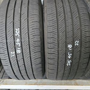 225 45 18 중고타이어 2개