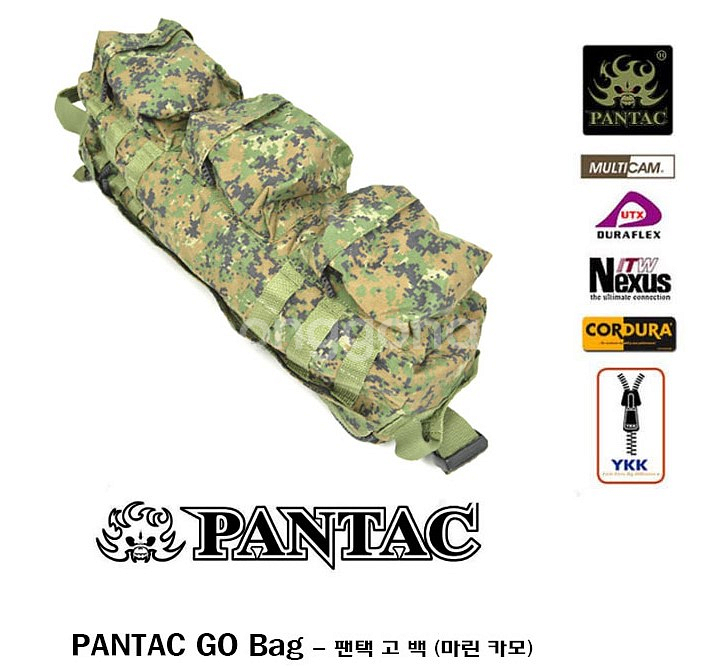 새제품) 팬택 고 백 (마린 카모)--0