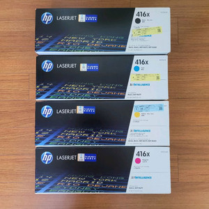 (정품) HP 416x 대용량 칼라토너(검,파,빨,노)
