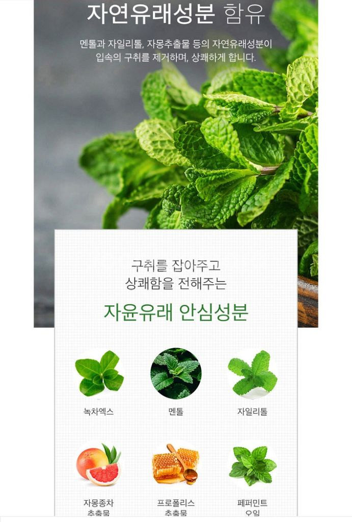 프라그제거 구강악취제거 3개 구강청결제 입냄새제거 구취--5