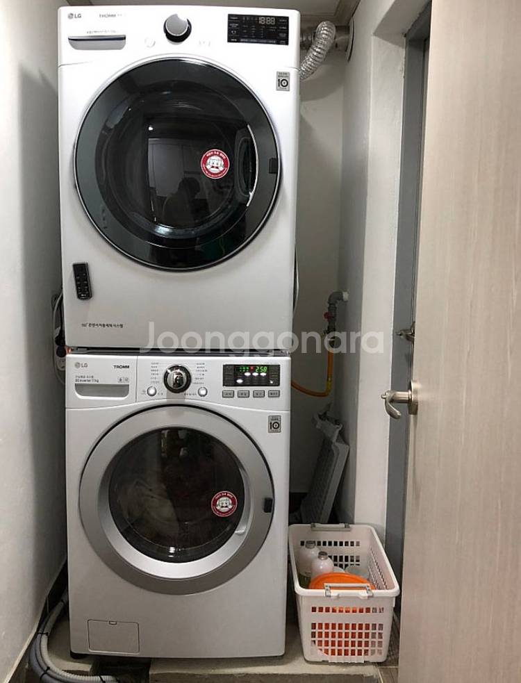 lg 17kg 세탁기 + 14kg 건조기--0