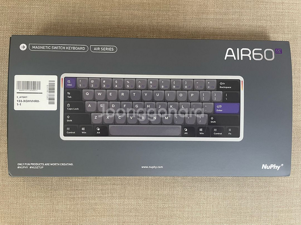 nuphy air60 he 마그네틱 스위치 제이드 프로--0