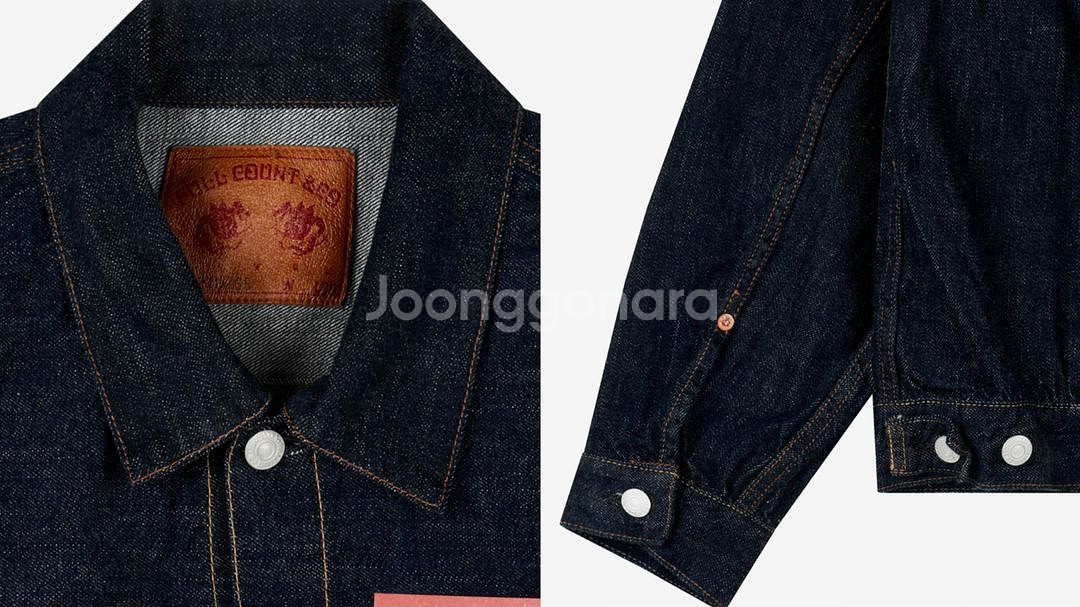 풀카운트 2102ss 2세대 데님 자켓/Size 44--1