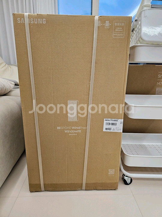 삼성 무풍 윈도우핏 창문형에어컨 미개봉 새상품--0