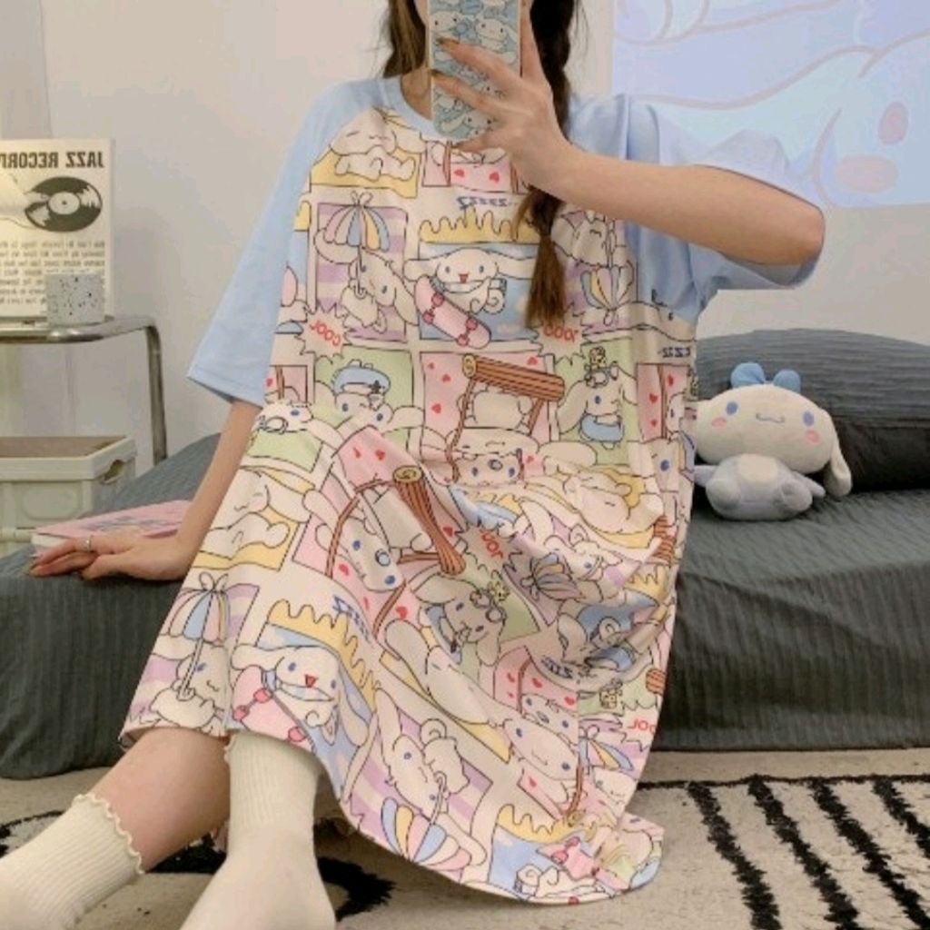 시나모롤 잠옷 원피스 2XL