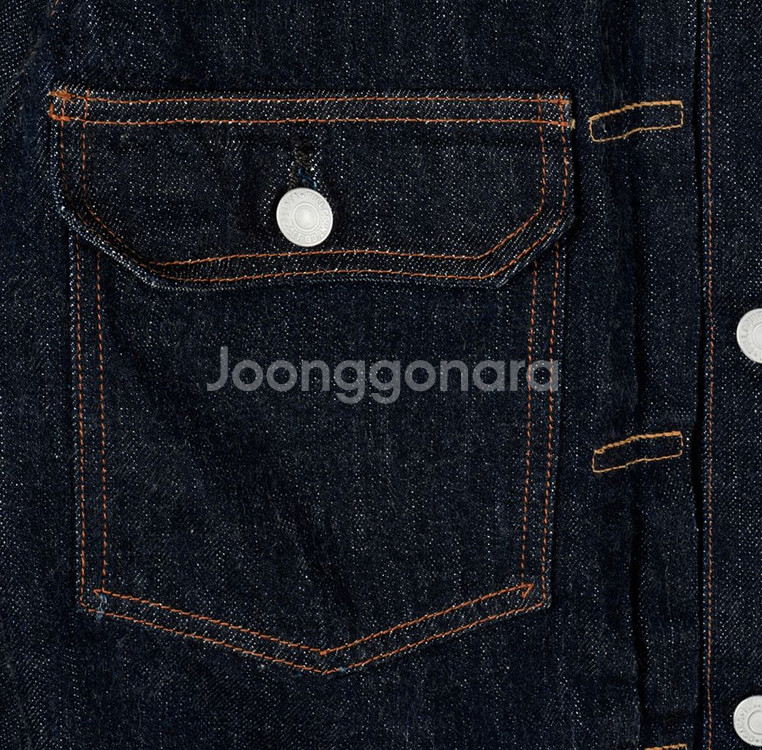 풀카운트 2102ss 2세대 데님 자켓/Size 44--12