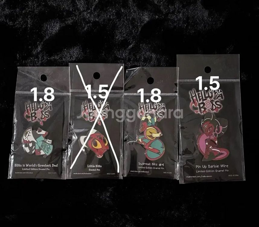 헬루바보스 헬루바 블리츠 핀뱃지--0