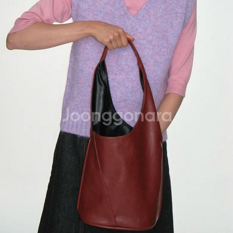 여밈 실린더백 cylinder bag (rouge)--0