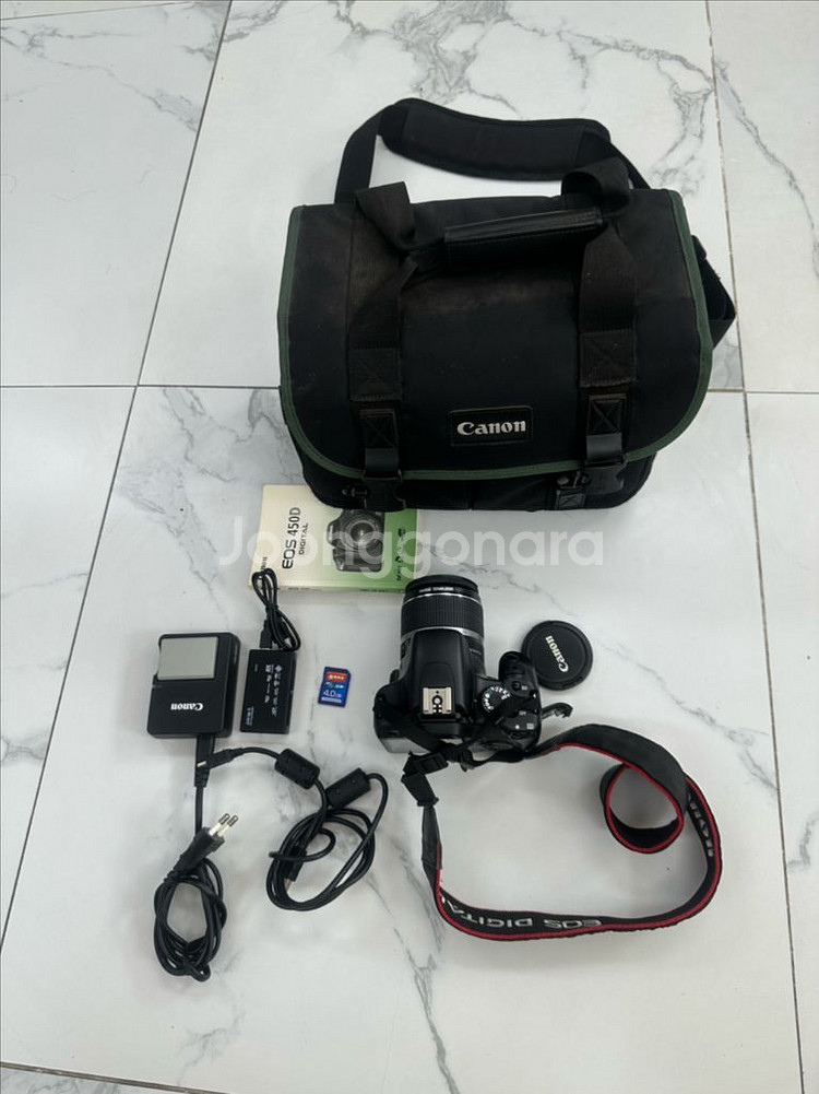 [빈티지 카메라] 캐논 EOS 450D 풀세트팝니다--9