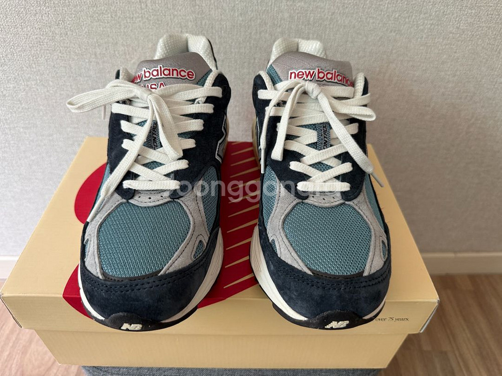 뉴발란스 990v3 테디산티스 네이비 스프링타이드--4