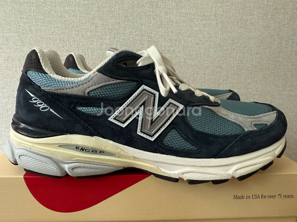 뉴발란스 990v3 테디산티스 네이비 스프링타이드--3