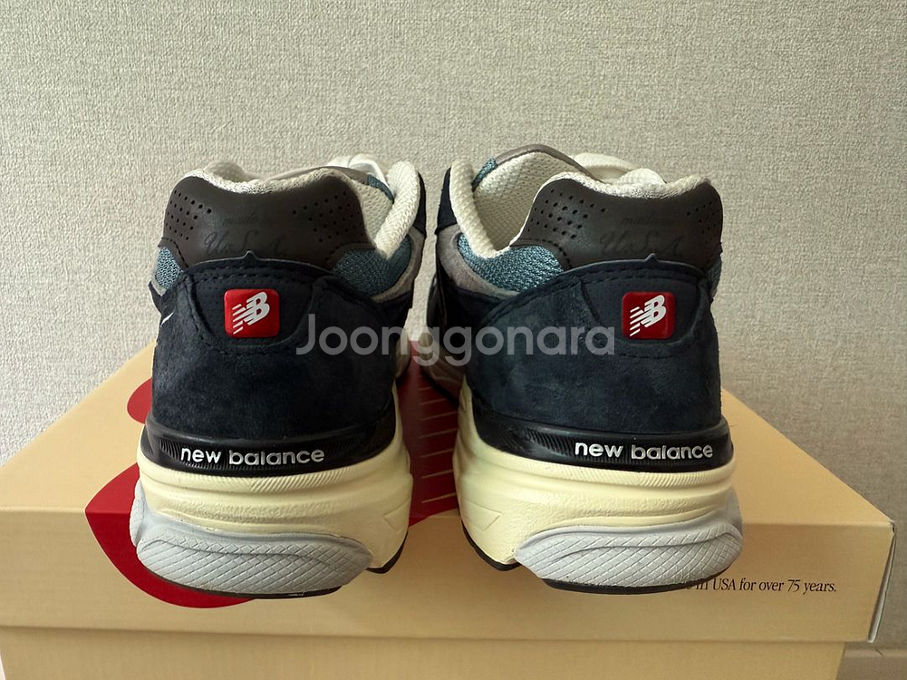 뉴발란스 990v3 테디산티스 네이비 스프링타이드--5