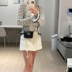 정품 샤넬 woc 19 미니 체인백