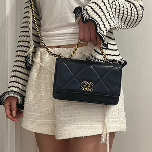 정품 샤넬 woc 19 체인백 AP0957