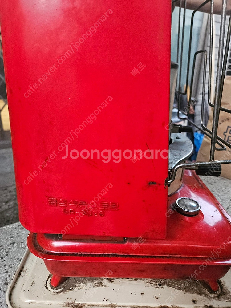 금성 석유 스토브 난로 캠핑 감성 레트로 골동품--4
