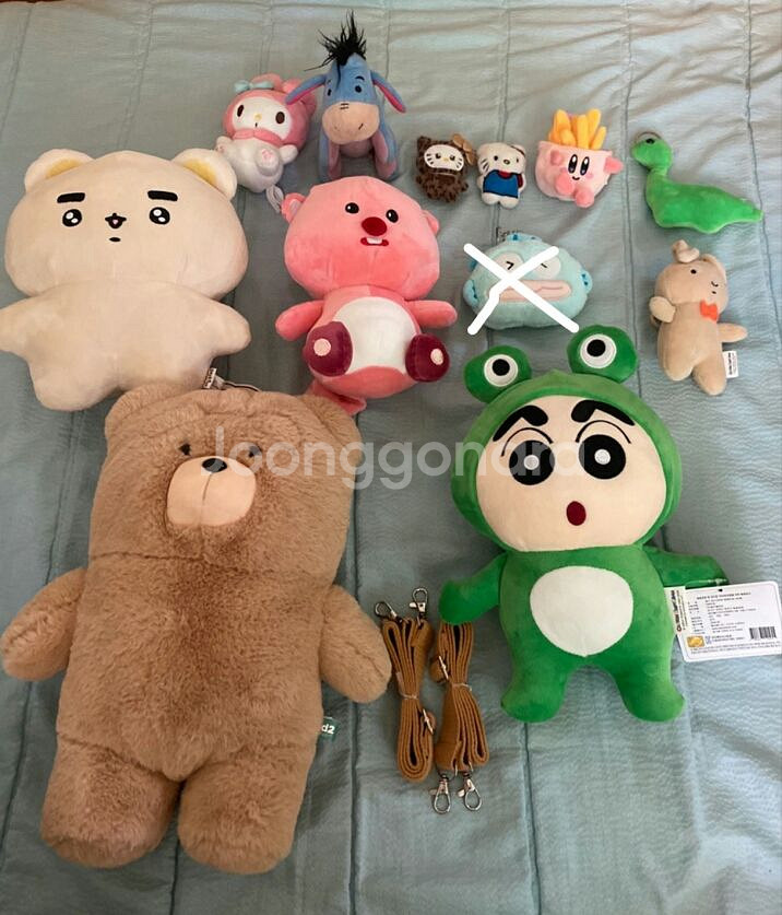 각종 인형 가방 짱구 테드 등등--1