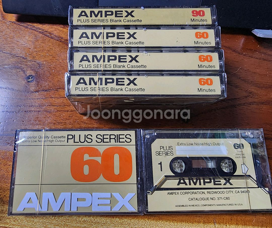 AMPEX 고품질 노멀 공테이프 신품 NOS--0