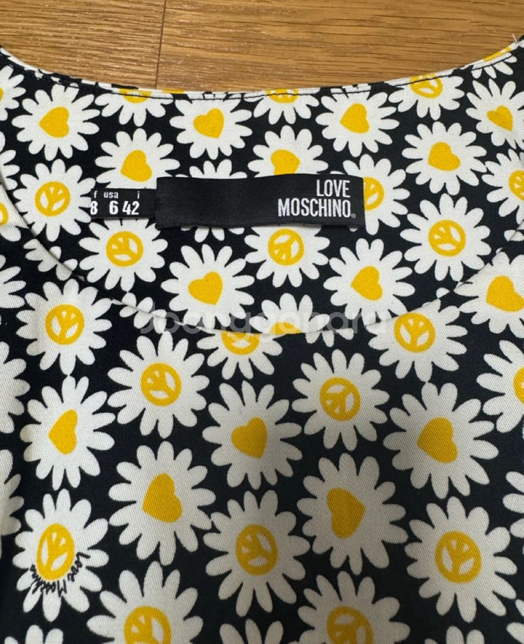 LOVE MOSCHINO 플라워 원피스 (정품)--3