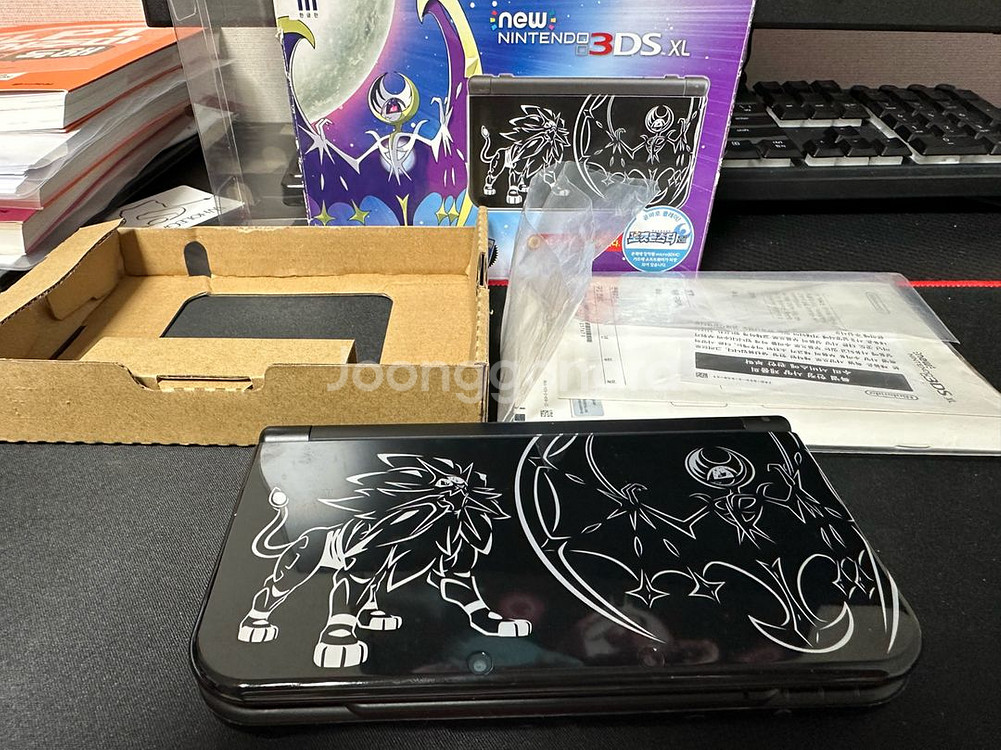 뉴 닌텐도 3ds 문 에디션(금,뱅크,체험판)--3