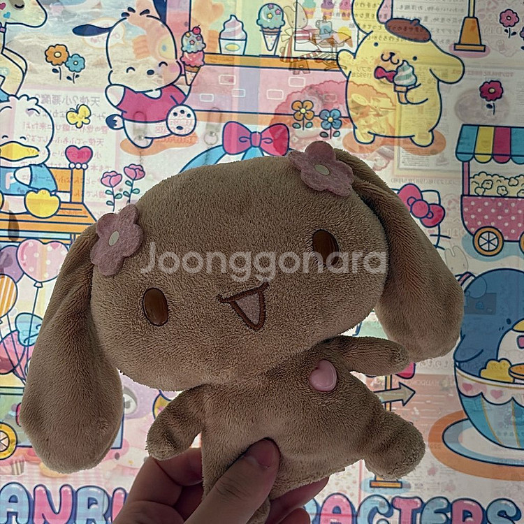 05년도 고전 시나모롤 모카 인형 하트 모카--1