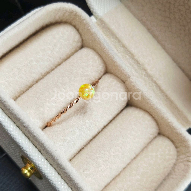 14k 오팔 원석 반지--2