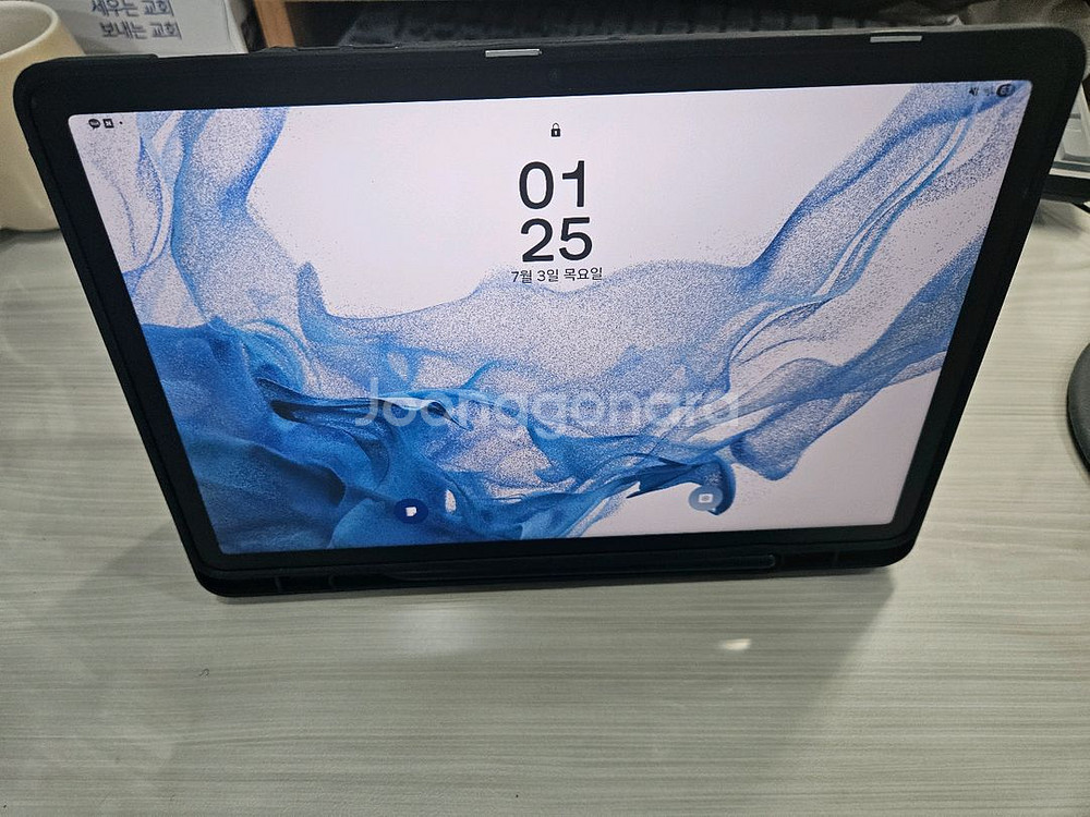 갤럭시탭 S8 와이파이 스그 128g +128g메모리--5