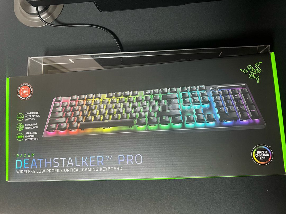 (새상품)레이저 데스스토커 V2 Pro 키보드 한글버전--0