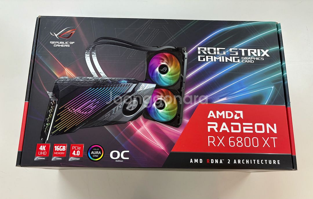 asus rog strix 라데온 rx6800xt 새상--0