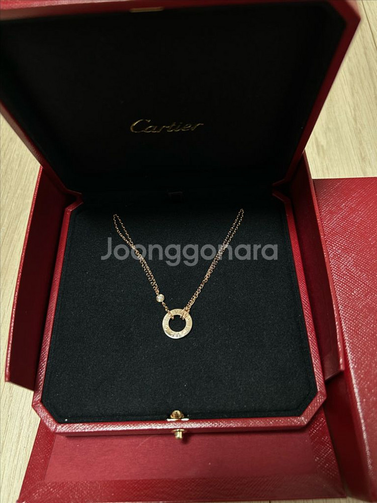 까르띠에 러브 목걸이--3
