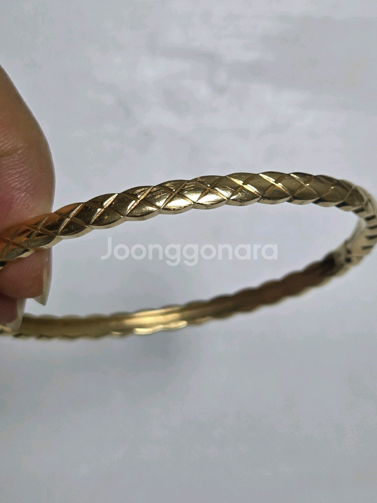 18k엘로우뱅글(17.5센치)--0