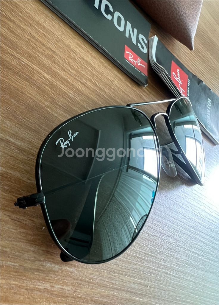 레이벤 보잉선글라스3025 58사이즈--2
