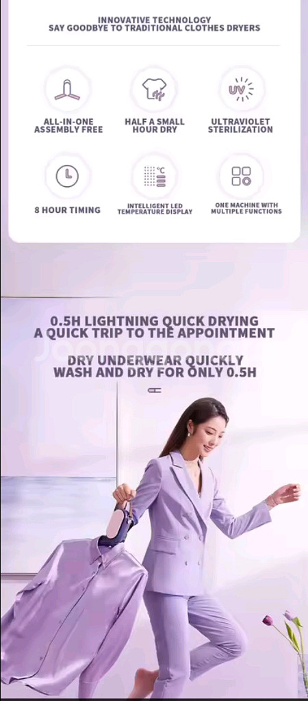 휴대가능한 옷&신발 건조기--4