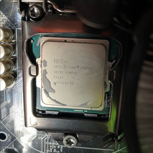 ASRock Z97 i7-4790 램 8기가 4개