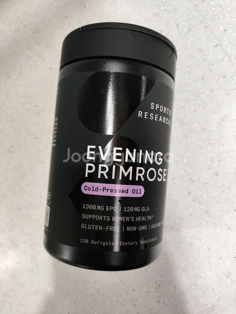 스포츠 리서치 달맞이꽃 종자유 1300mg, 120정--0