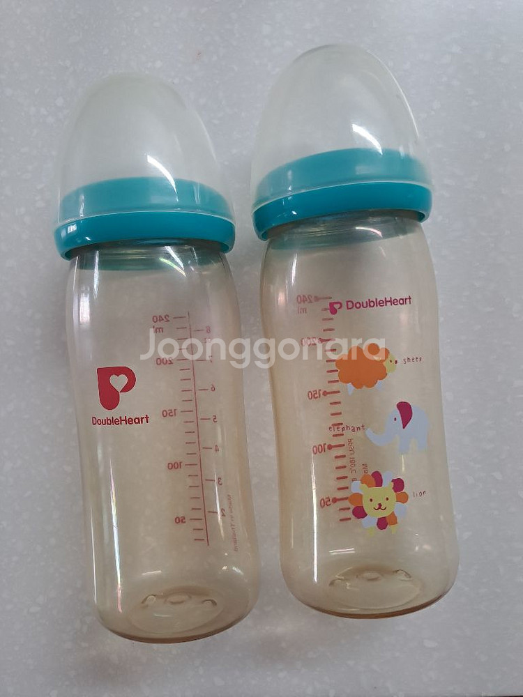 더블하트 PPSU 젖병 240ml 2개--0