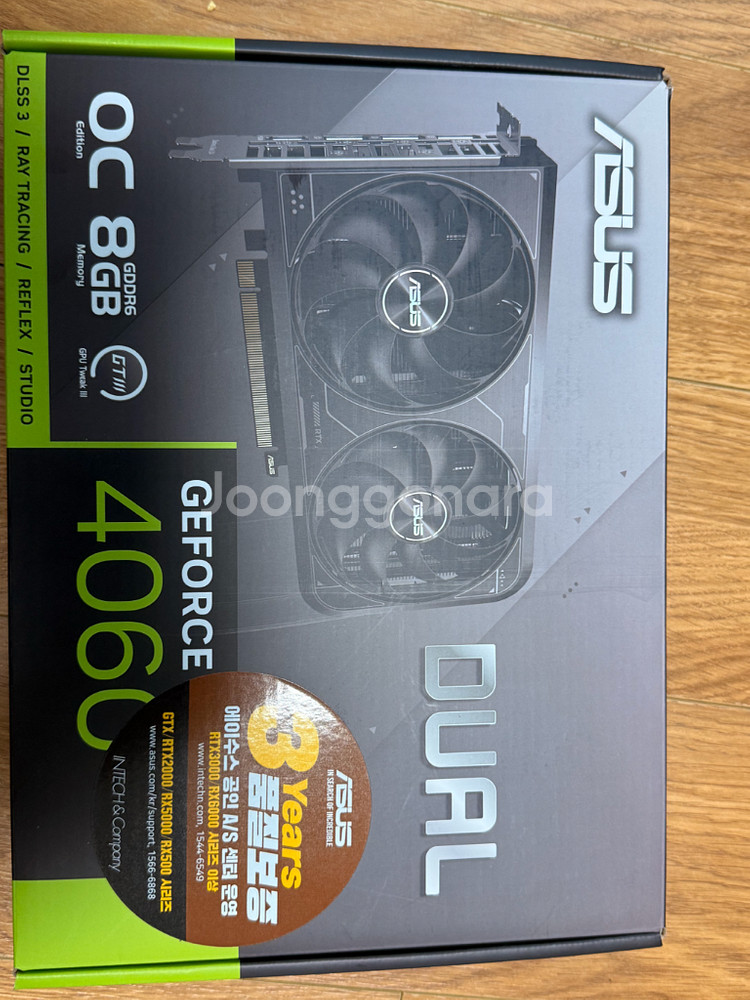 [저렴] ASUS RTX 4060 게이밍 그래픽카드--6