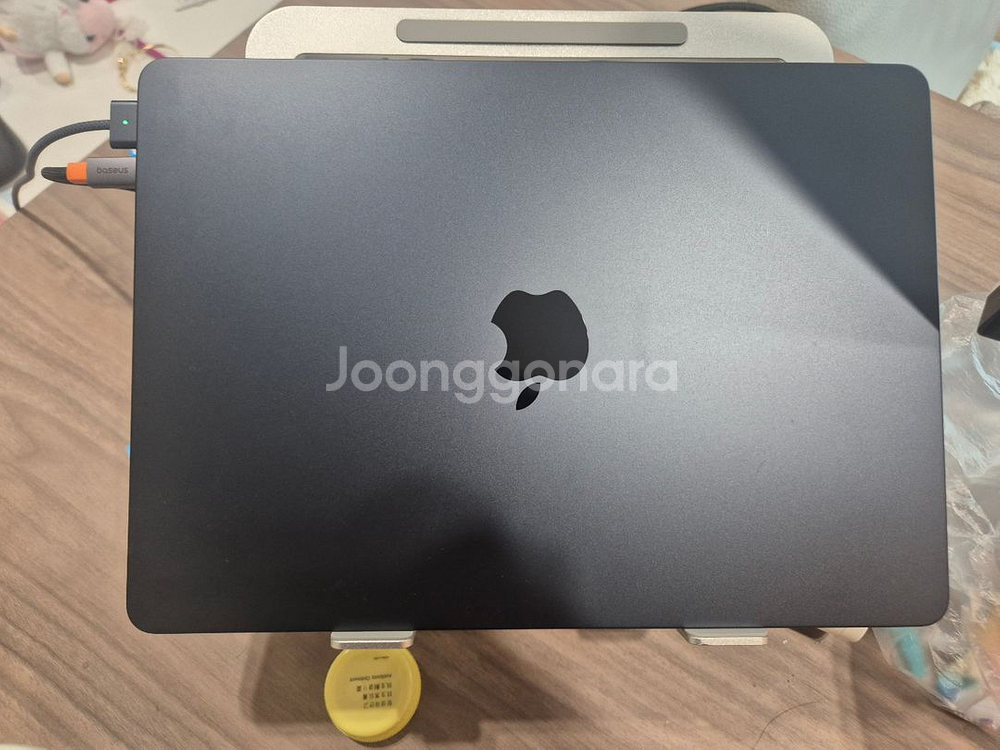 맥북에어 13인치 24gb 512gb 미드나이트 s급--0