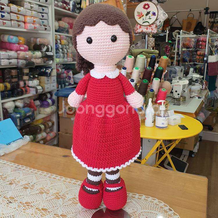 빨간옷소녀 Handmade 뜨개 인형 판매--0