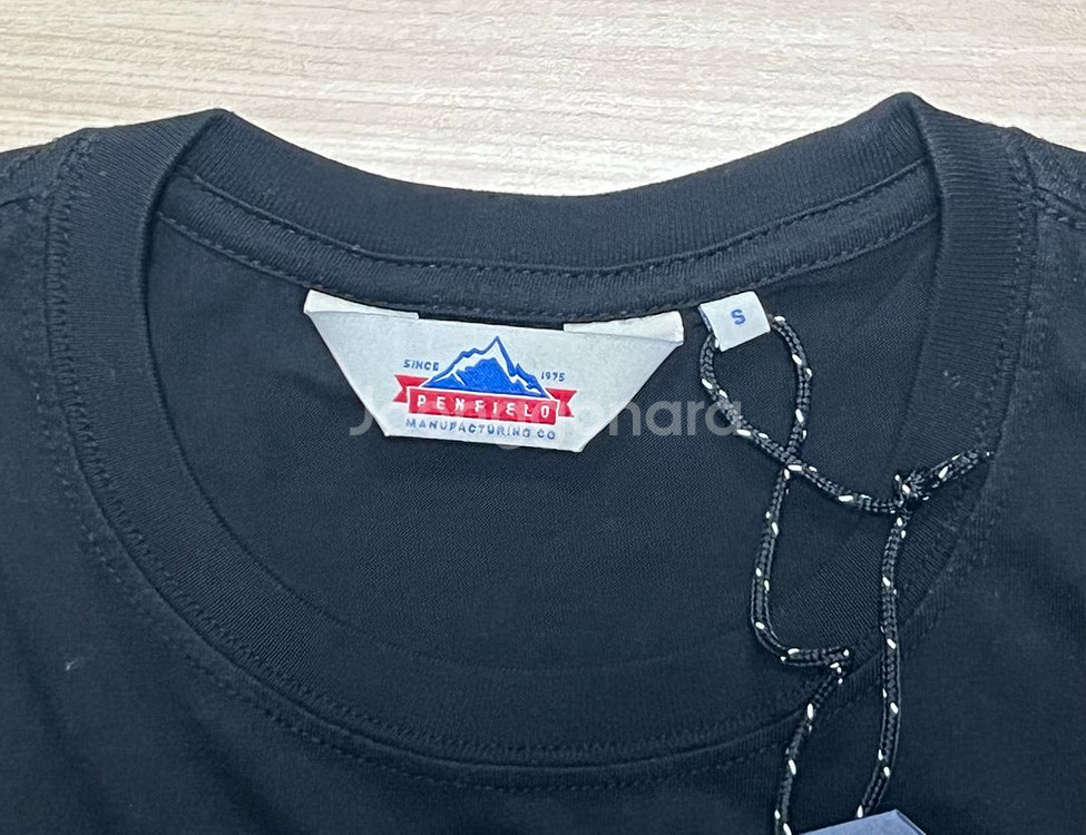 [새제품] [S] 펜필드 반팔 티셔츠 블랙--1