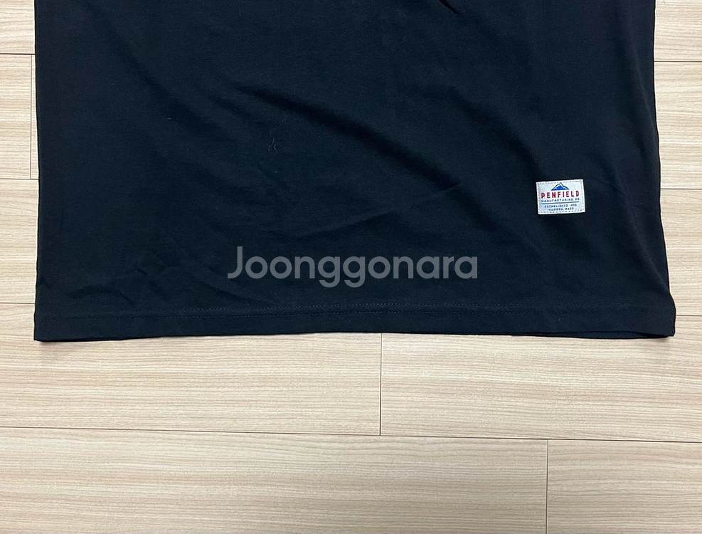 [새제품] [S] 펜필드 반팔 티셔츠 블랙--5