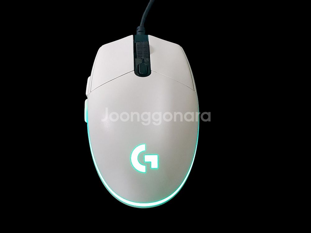 정품 로지텍 G102 화이트 게이밍 A급 마우스--2
